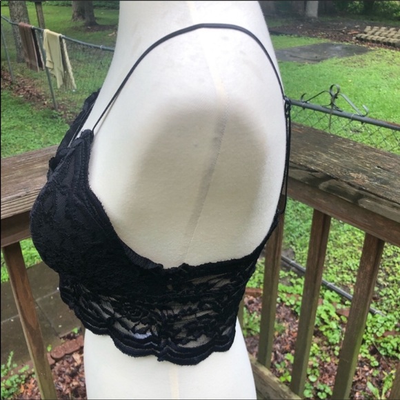 Black lace bralette bra size small - Picture 9 of 10